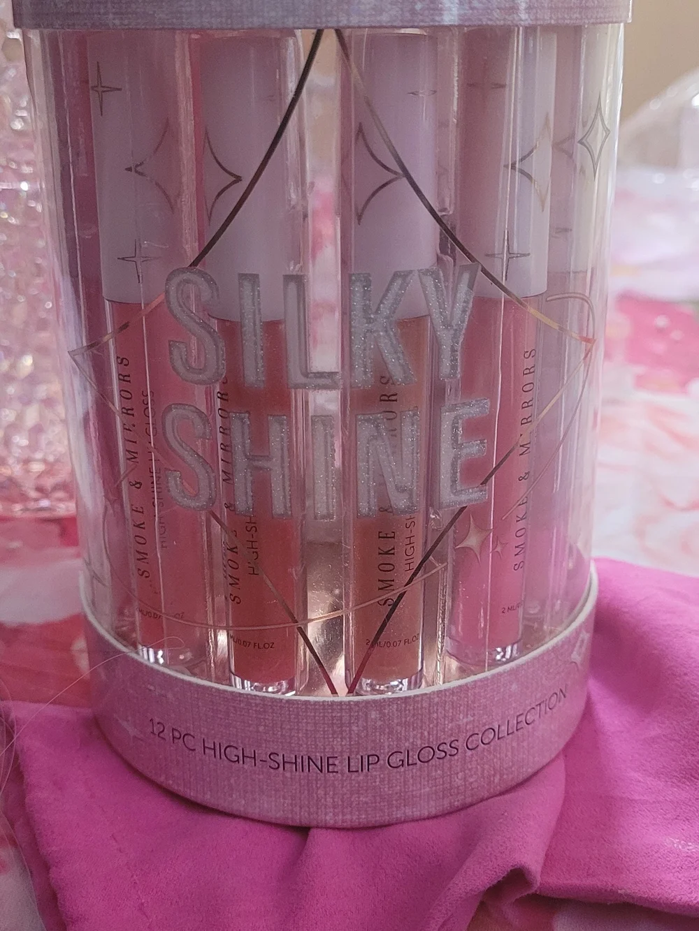 Silky Shine Pink Lip Gloss Set by Smoke & Mirrors